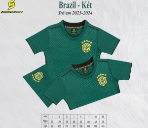 Áo Tuyển Brazil- Xanh Két 2023 2024