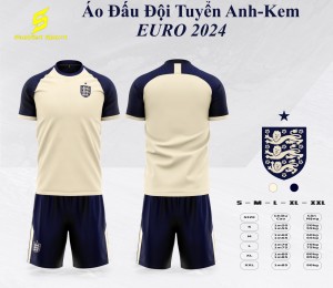 Áo đội tuyển anh màu kem euro 2024