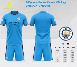 ÁO TUYỂN MANCHESTER CITY XANH PHẤN