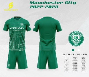 ÁO TUYỂN MANCHESTER CITY XANH LÁ