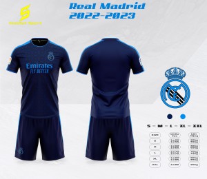 ÁO TUYỂN REAL MADRID XANH ĐEN