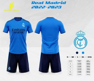 ÁO TUYỂN REAL MADRID XANH DƯƠNG