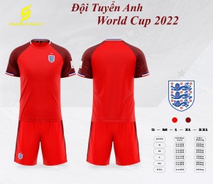 ÁO  TUYỂN  ANH  WORLD  CUP  2022