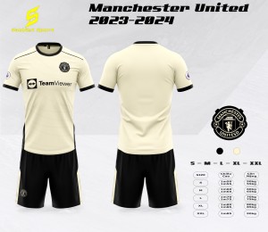 ÁO TUYỂN MANCHESTER UNITED MÀU BE 2023-2024