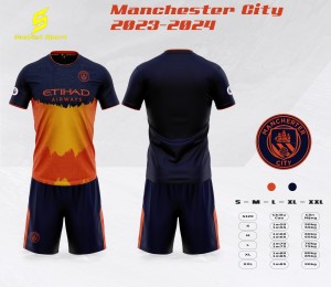 ÁO TUYỂN MANCHESTER CITY XANH ĐỎ 2023-2024