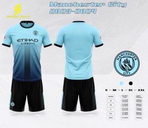 ÁO TUYỂN MANCHESTER CITY XANH NGỌC 2023-2024