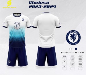 ÁO TUYỂN CHELSEA TRẮNG XANH 2023-2024