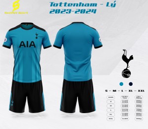 BỘ TOTTENHAM XANH SỌC ĐEN 2023-2024