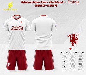 ÁO TUYỂN MANCHESTER UNITED TRẮNG 2023-2024