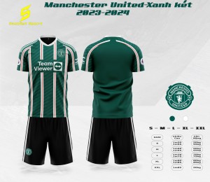 ÁO TUYỂN MANCHESTER UNITED XANH KÉT 2023-2024