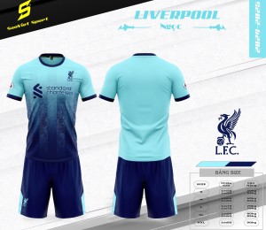 ÁO ĐỘI TUYỂN LIVERPOOL XANH NGỌC 2024-2025