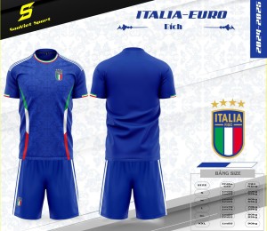 ÁO ĐỘI TUYỂN ITALIA EURO XANH BÍCH 2024-2025