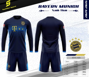 ÁO ĐỘI TUYỂN BAYERN MUNICH XANH THAN