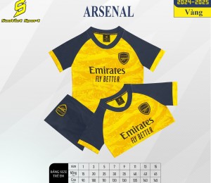 BỘ TRẺ EM TUYỂN ARSENAL VÀNG 2024-2025