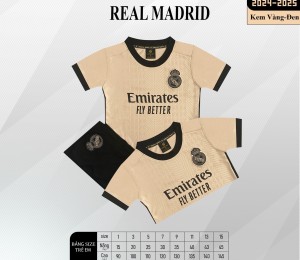 BỘ TRẺ EM TUYỂN REAL MADRID KEM 2024-2025