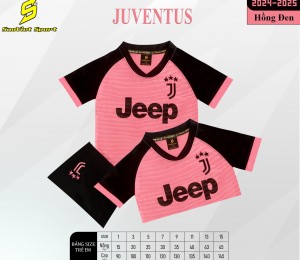 BỘ TRẺ EM TUYỂN JUVENTUS HỒNG 2024-2025