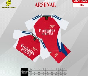 BỘ TRẺ EM TUYỂN ARSENAL ĐỎ 2024-2025