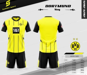 ÁO ĐỘI TUYỂN DORTMUND VÀNG 2024-2025