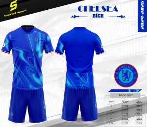 ÁO ĐỘI TUYỂN CHELSEA XANH BÍCH 2024-2025