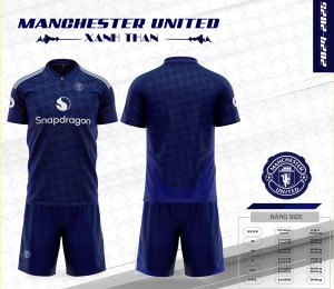 ÁO ĐỘI TUYỂN MANCHESTER UNITED XANH THAN 2024-2025